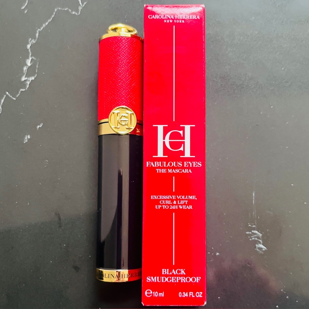 NEW IN BOX Carolina Herrera Fabulous Eyes - Black 10ML Smudgeproof Mascara